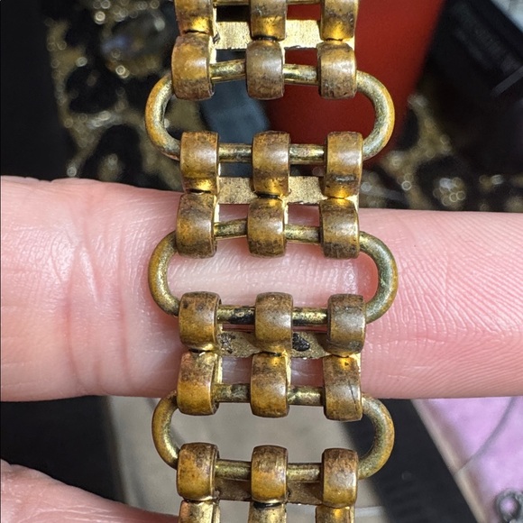 Artisan Repurposed Gold Charm Necklace with Coins and Pendants - Picture 12 of 14